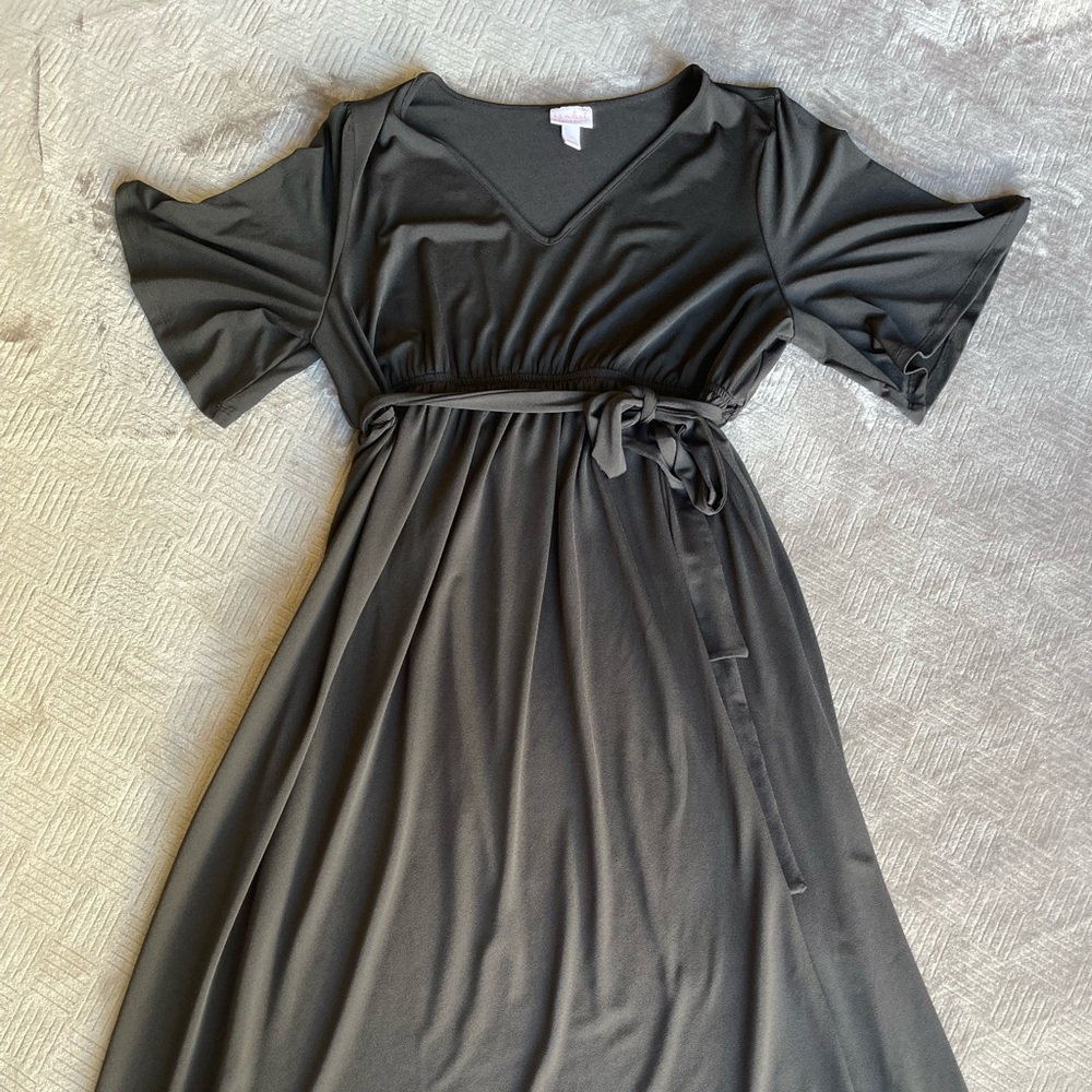 Isabel Black Maternity Dress